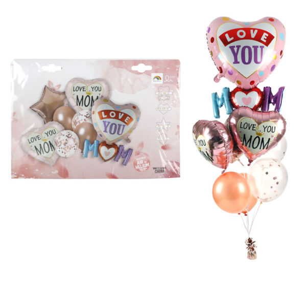 Party Balloon Bouquet Mother'Sday 8 Pcs