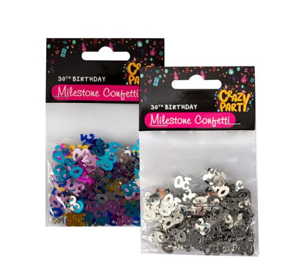 Party Confetti Milestone 30 15G