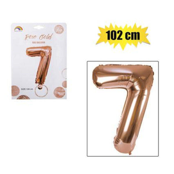 Balloon Helium Foil Rose G 7 102cm