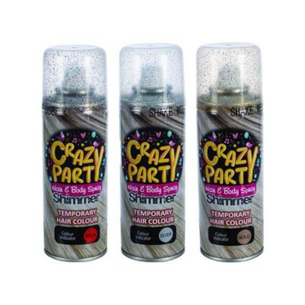 Glitter Party Spray - Gold, Silver & Multi Color