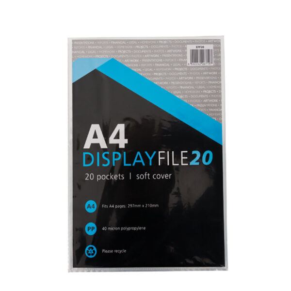 Uni-File A4 Display Book - 20 Page