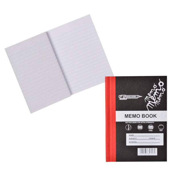 Bulk Pack 10 X Croxley Hard Cover A6 Memo Book - 144 Pages