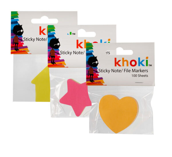 Note-Pad Self-Stick File Markers