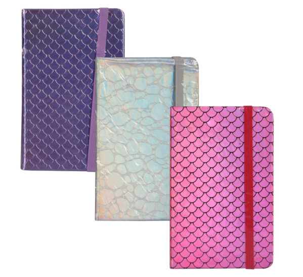 Notebook W/Elastic Band Pattern 8x14cm