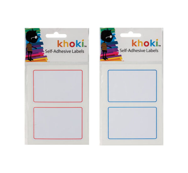 Self Adhesive Labels With Border - 10 Sheets