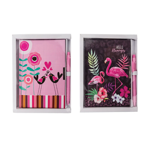 Lockable Diary With Pen - 13.5 X 18cm