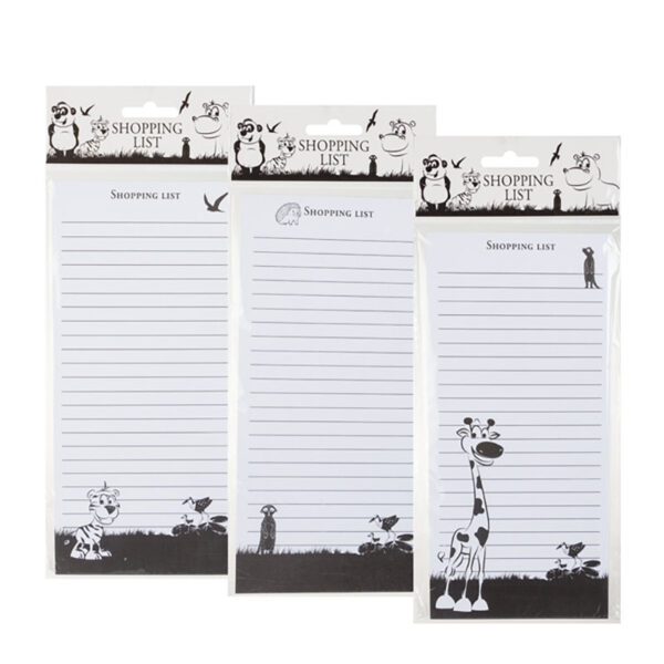 Magnetic Note Pad - 60 Leaves, Assorted Designs