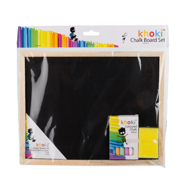 Board Black With Chalk And Sponge - 28 X 19cm