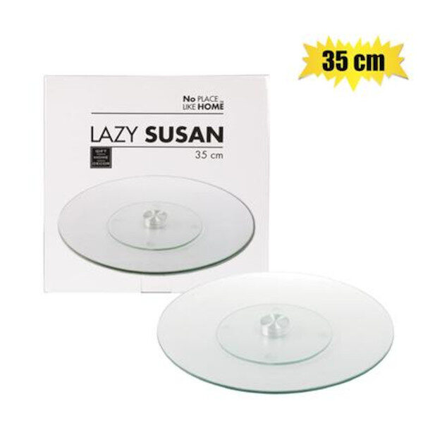 35cm Glass Lazy Susan