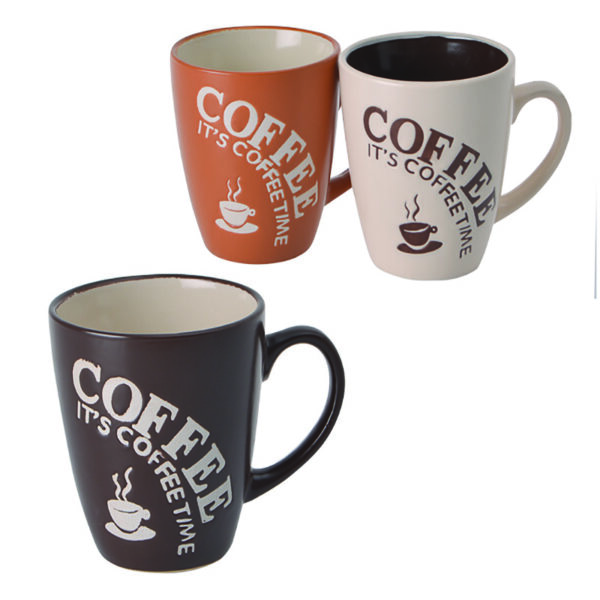 Mug Daily Barrel Embossed Assorted