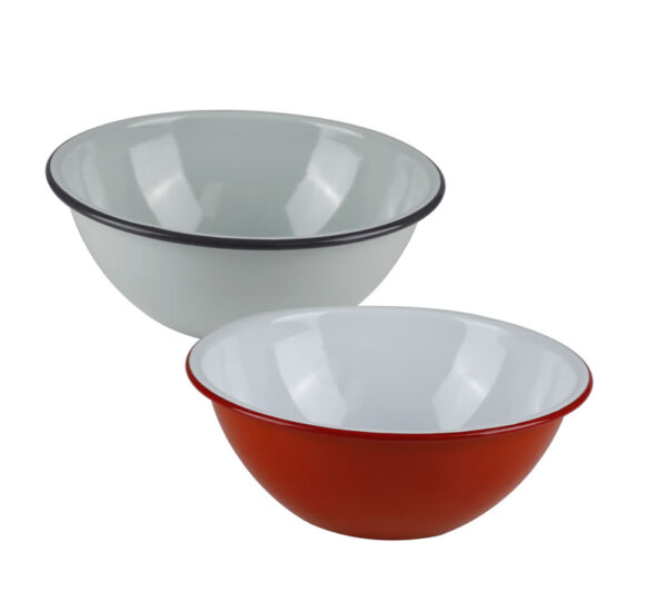 Mixing Bowl Enamel 24cm