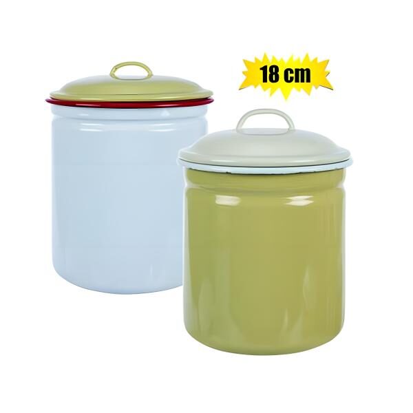 Cannister Enamel 16cm