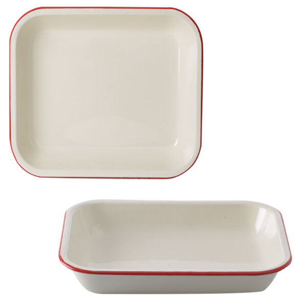 Baking Pan 34cm Enamel