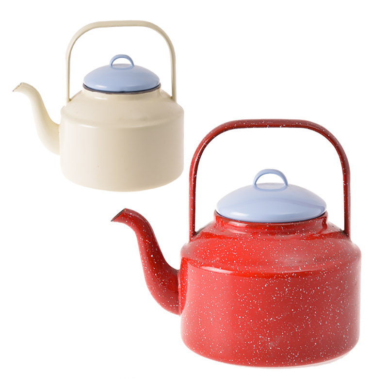 Tea Kettle Enamel 18cm