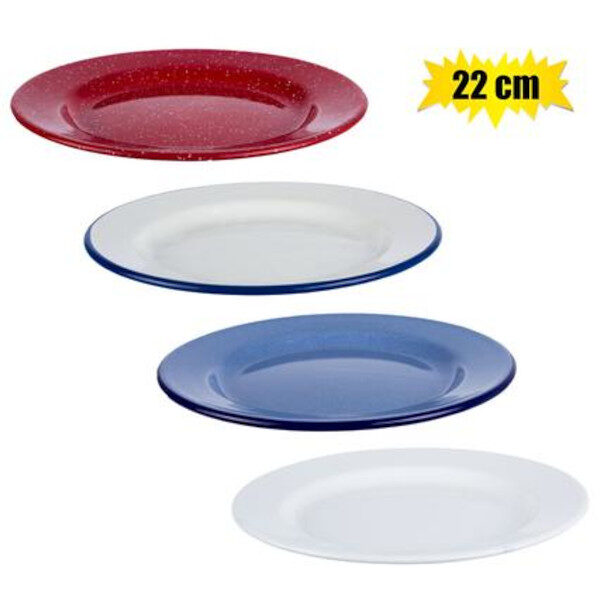 Plate Enamel 22cm Dinner