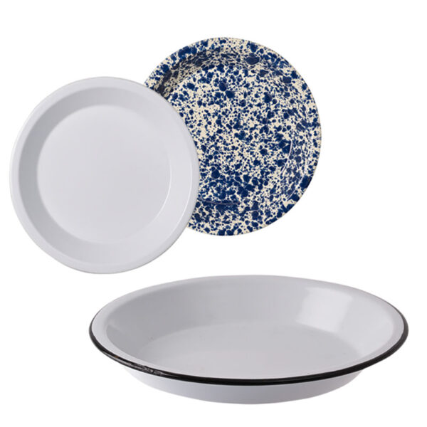 Plate Enamel 25cm Pie