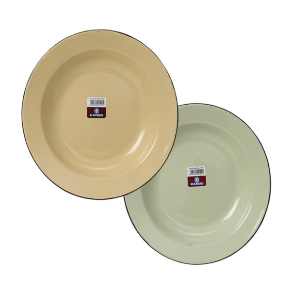 Plate Enamel - 26cm Plain Soup