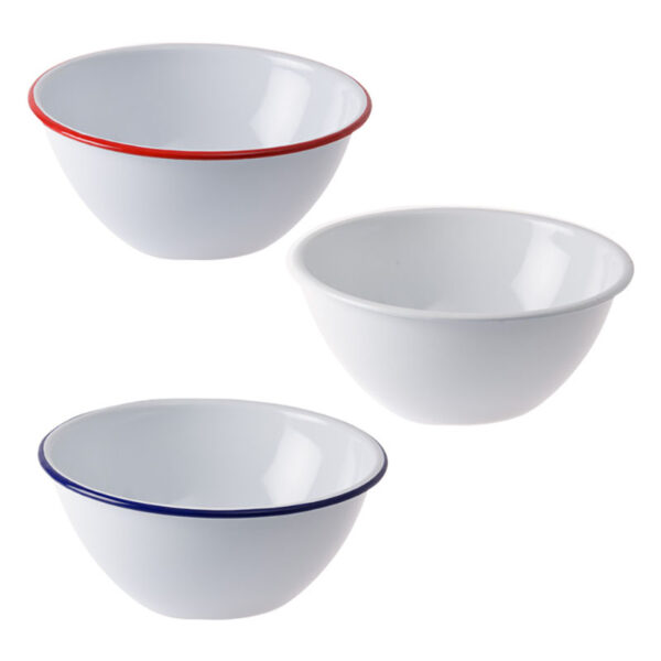 Mixing Bowl Enamel 16cm Footed