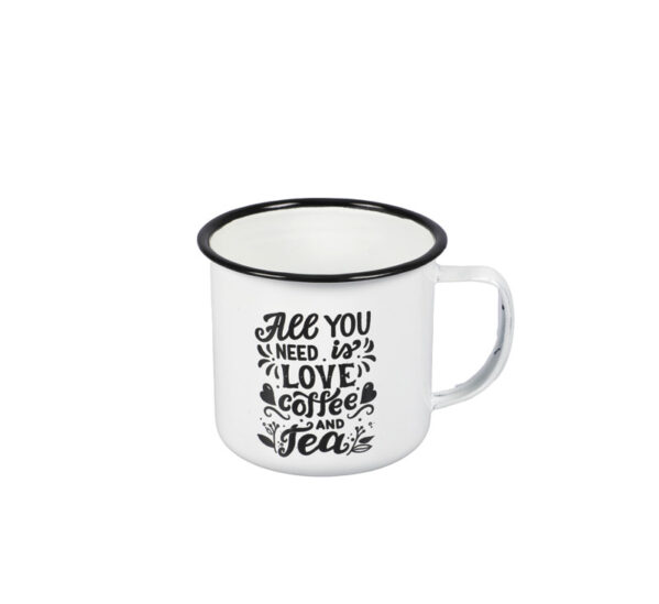 Enamel Mug - 8cm, With Sayings
