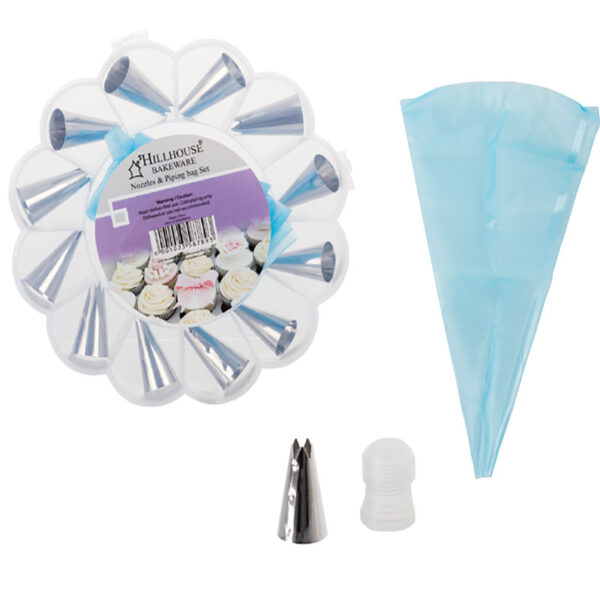 Cake Decorating Nozzle Set Stainless Steel 12 Piece