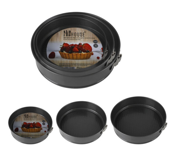 Bakeware Non-Stick Rnd Springform 3Pc