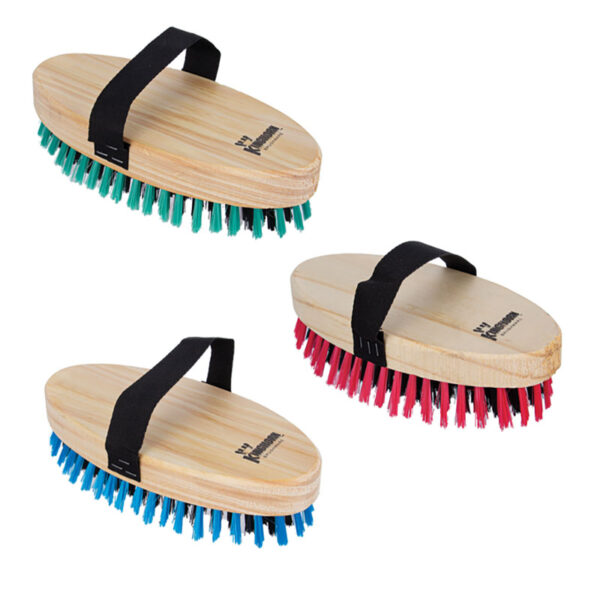 Scrubbing Polish Brush Wooden Back