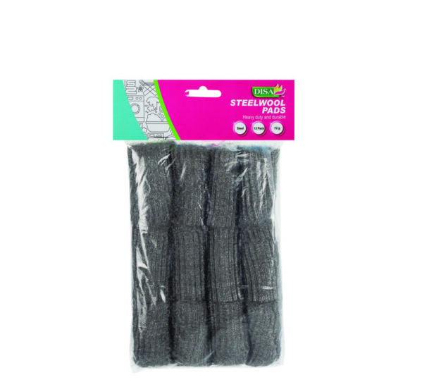 Steelwool Pads 12pc 72g