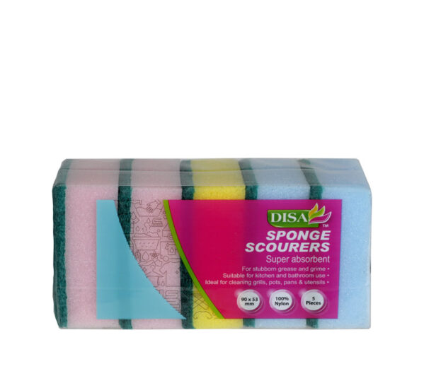 Foam Sponge Scourers - 5-Pack