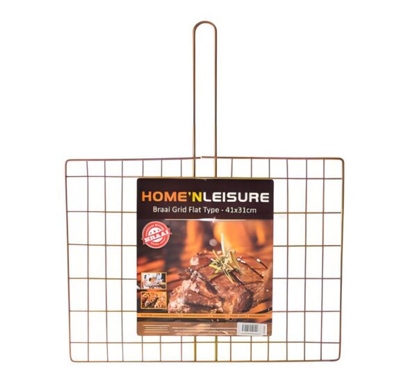 Home 'N Leisure Flat Braai With Handle - 41cm X 31cm