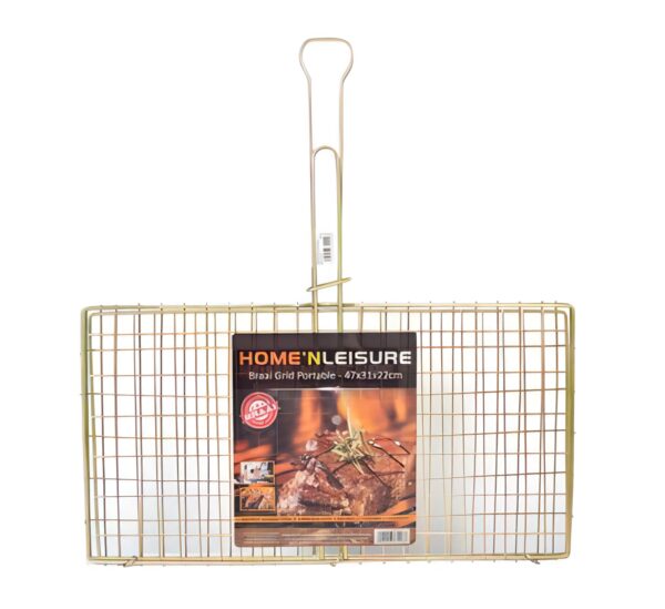 Braai Metal Fixed Handle - 41cm X 31cm