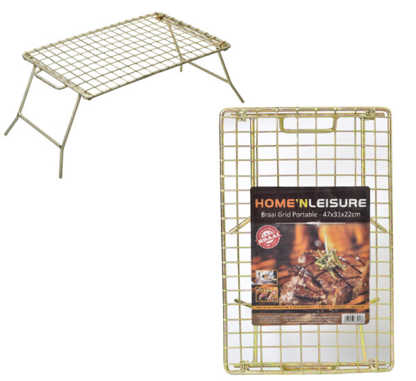 Braai-Grid Portable 47x31x22cm Folding