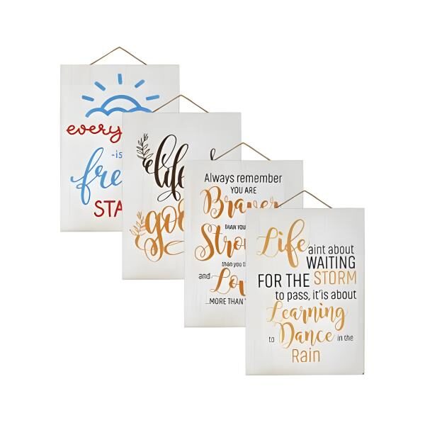 Plaque Mdf Sign 21x30cm Inspirational