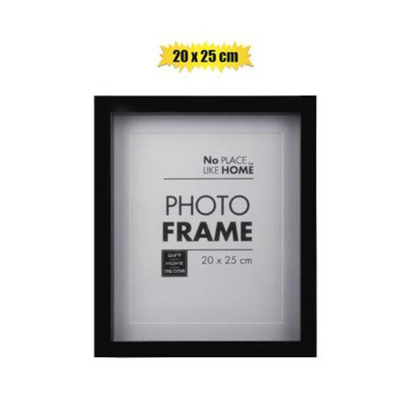 Picture-Frame Plastic Shadow Box 20x25cm Blk