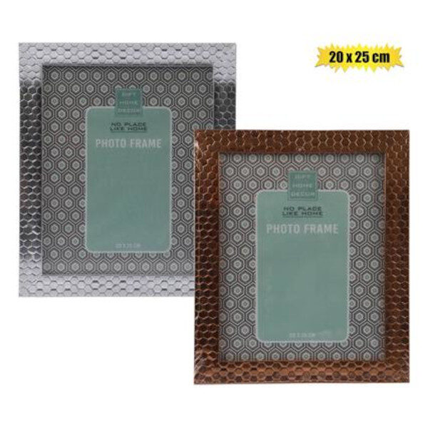 Picture Frame Plastic Metallic 20x25cm Asstd