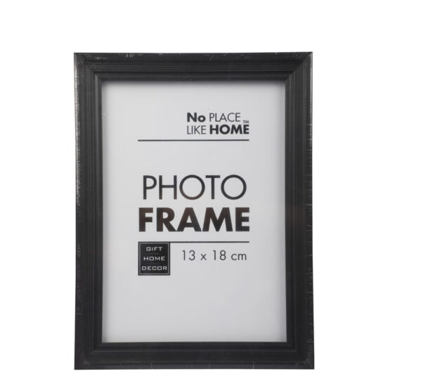 Wood Black Finish Frame - For 13 X 18cm Photo