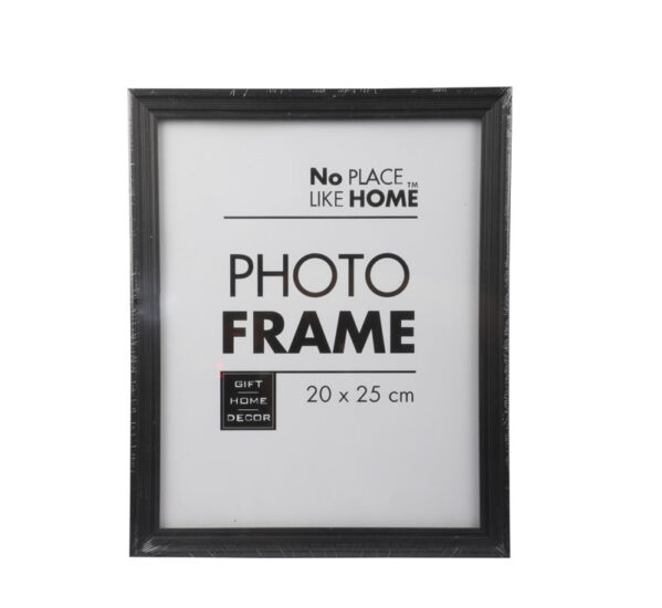 Wood Black Finish Frame - For 20 X 25cm Photo