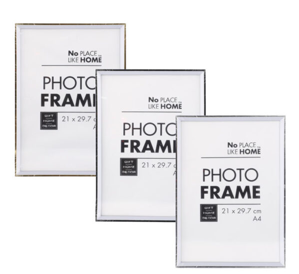 Assorted Colour Plastic Rim Frames - For A4 Certificate, 210 X 297mm
