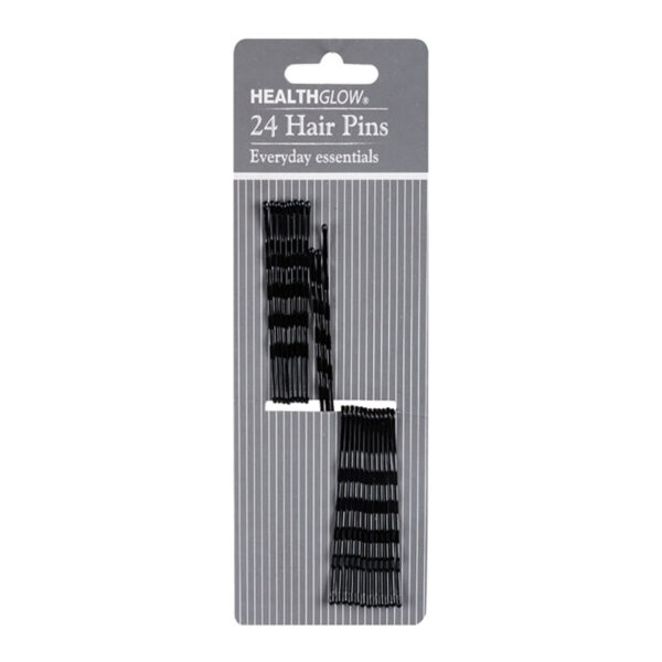 Bulk Pack 6 X Black Hair Clips – Card Of 24