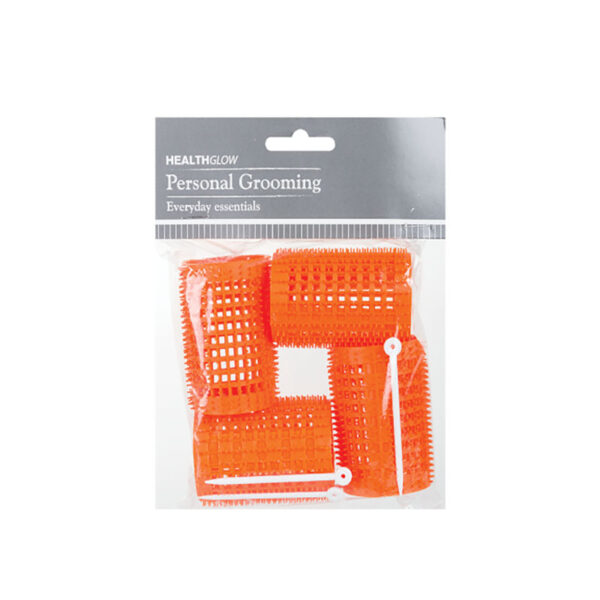 Bulk Pack 6 X Plastic Hair Curlers - 4-Pack, Extra Large