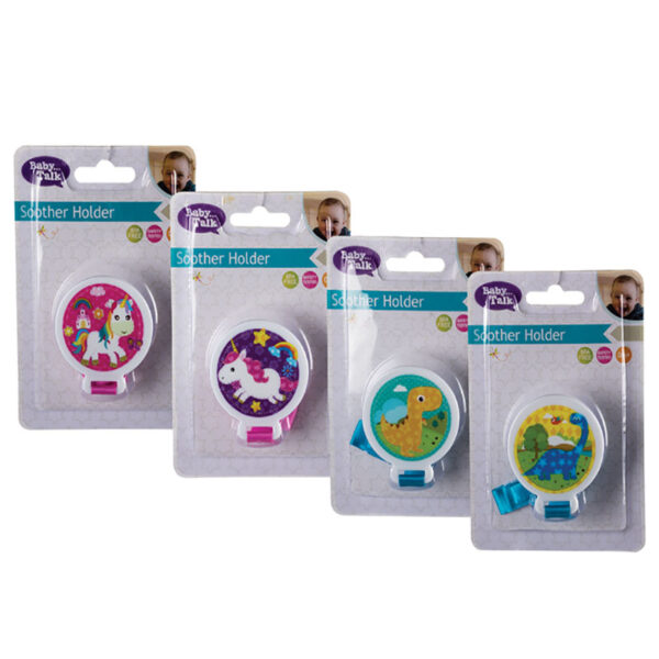 Baby Soother Holder With Ribbon