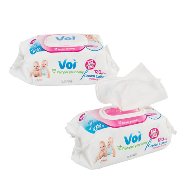 Voi Scented Baby Wipes - 160 X 190mm, 120-Pack
