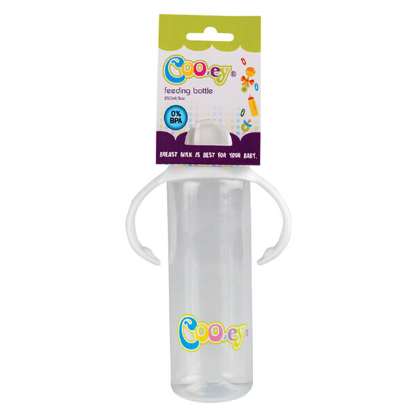 Cooey Feeding Bottle - 250ml Round Handels