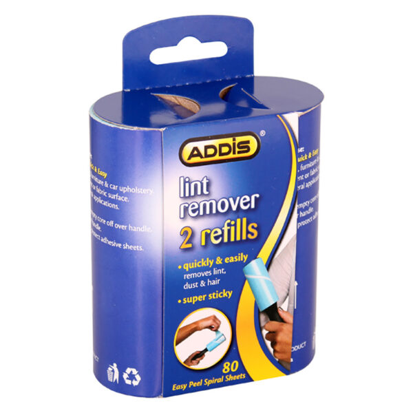 Addis Lint Removers Refill Pack - Pack Of 2 Refills