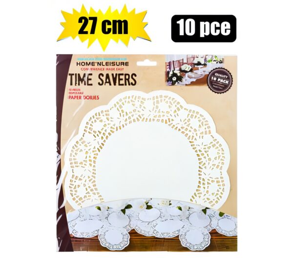 Paper Doilies - 27cm Diameter Pack 10