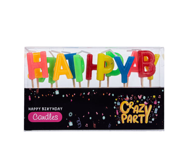 Set Of Letters "Happy Birthday" - Set Of 13 Letters