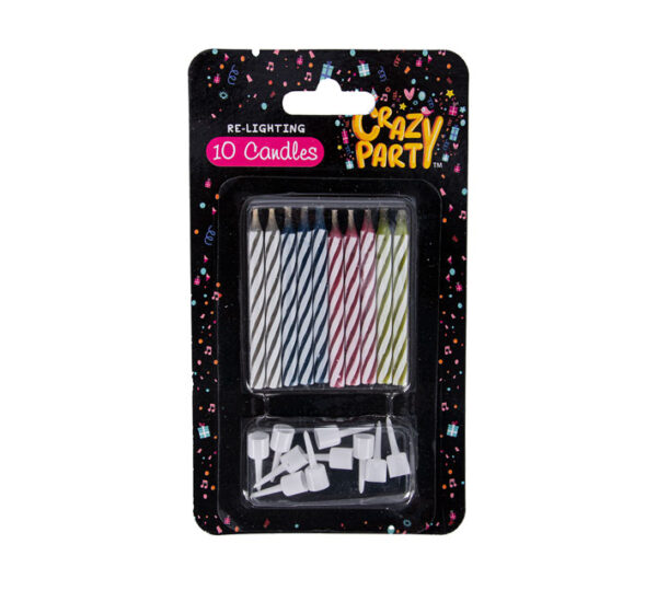Re-Lighting Birthday Candles - Card Of 10