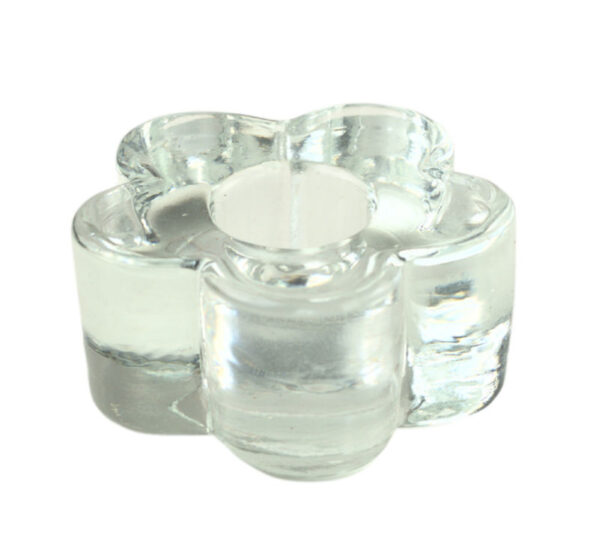 Glass Daisy Candle Holder - 5.5x3cm