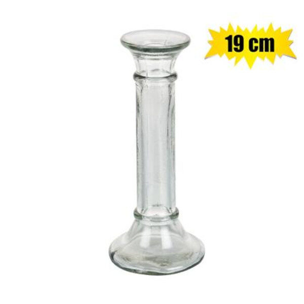 Glass Candle Holder – 19cm