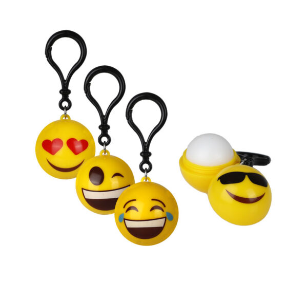 Lip Balm Emoji Key Ring 7G