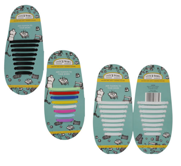 Haberdashery Shoe Lace Silicone 1Pair